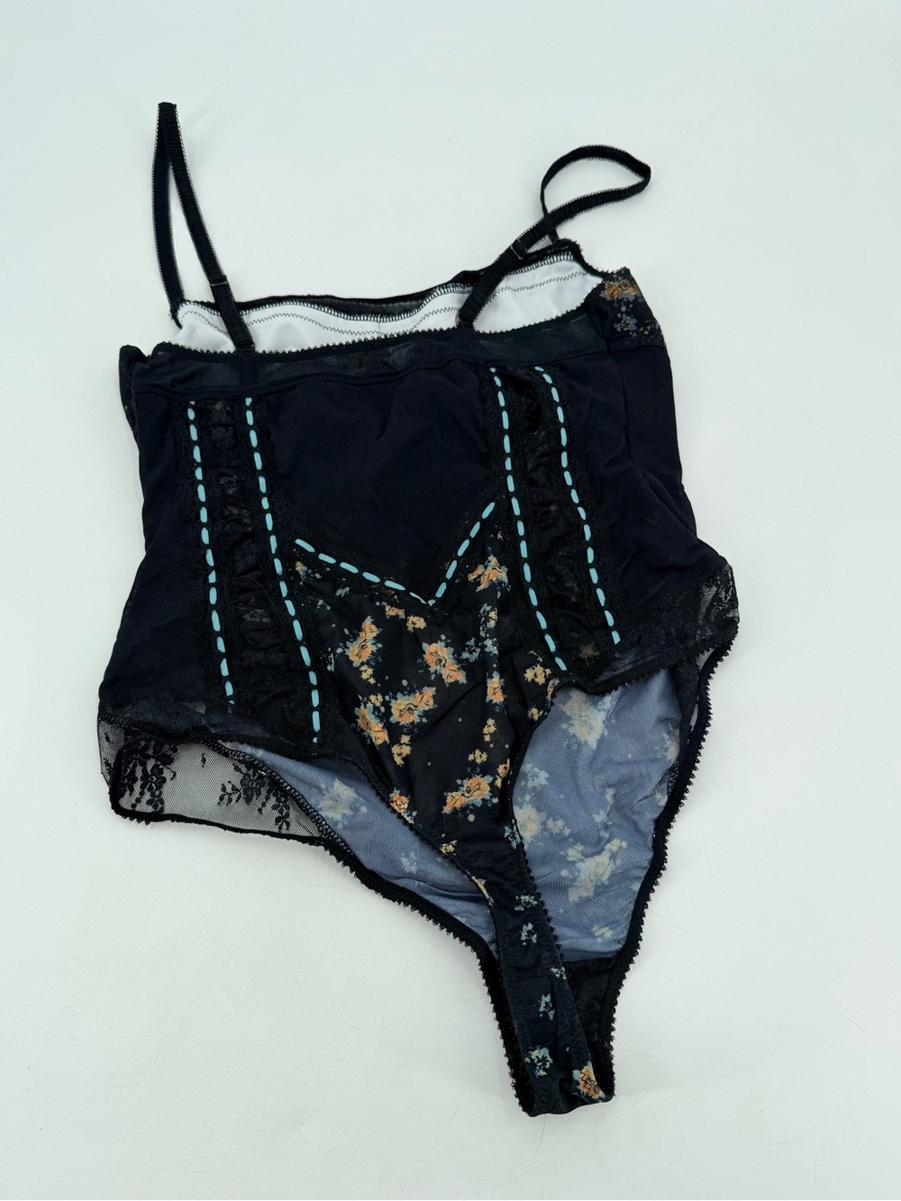 Free People Inimately Sara Corset Thong Bodysuit Large - Picture 7 of 7